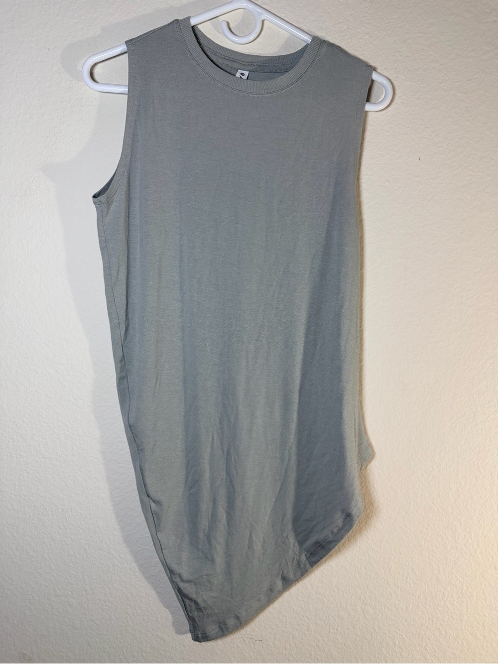Athleta Cloudlight Restore Tank Fog Gray Modal Tunic Top Size S NWT - Picture 8 of 12